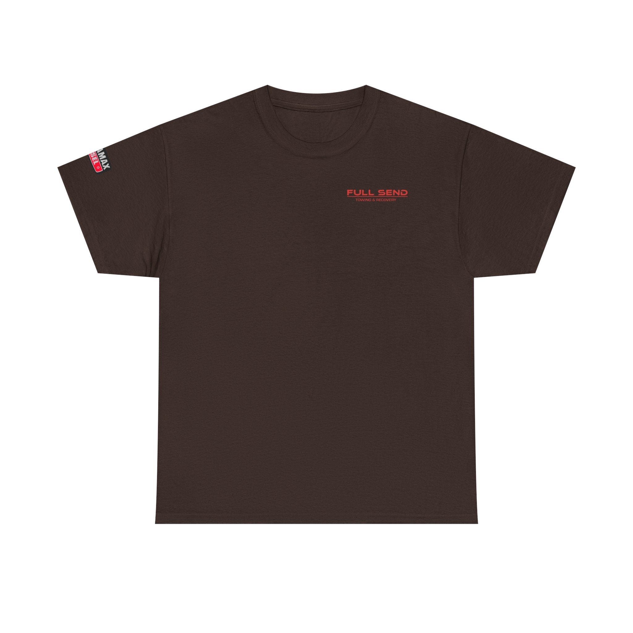 Full Send Towing Unisex Heavy Cotton Tee - Perfect for Car Enthusiasts, Casual Wear, Recovery Services, Gifts, Weekend Outings