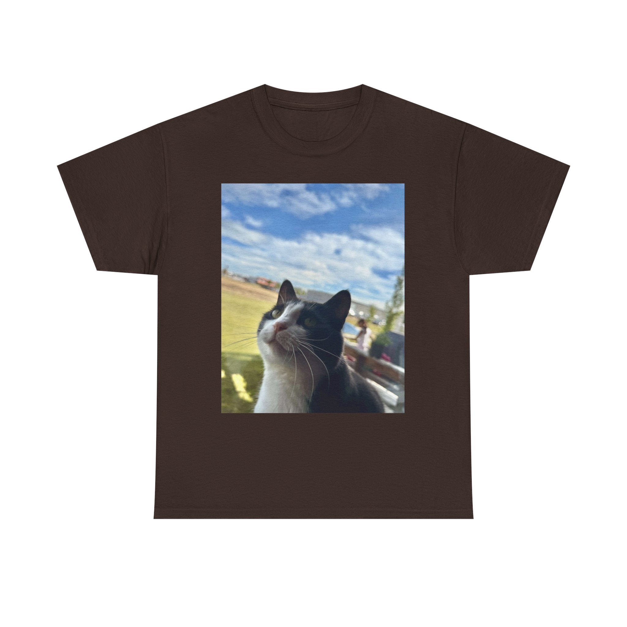 Cute Cat (Steve) Unisex Cotton Tee - Perfect Gift for Cat Lovers, Daily Wear, Pet Themed Apparel, Animal Lovers, Casual Style