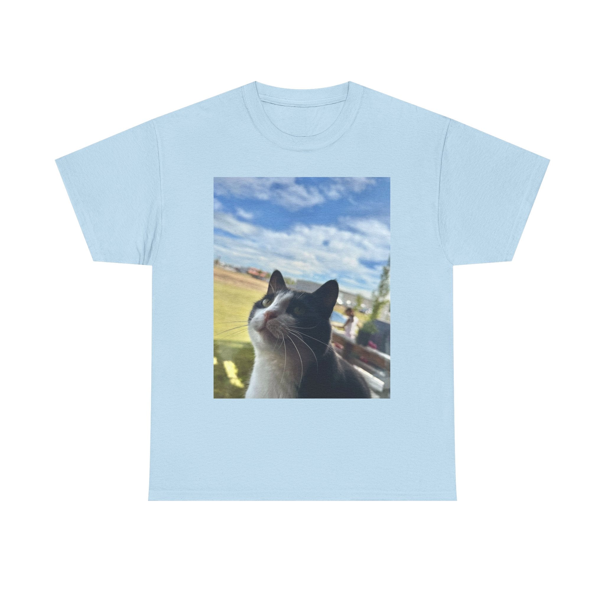 Cute Cat (Steve) Unisex Cotton Tee - Perfect Gift for Cat Lovers, Daily Wear, Pet Themed Apparel, Animal Lovers, Casual Style