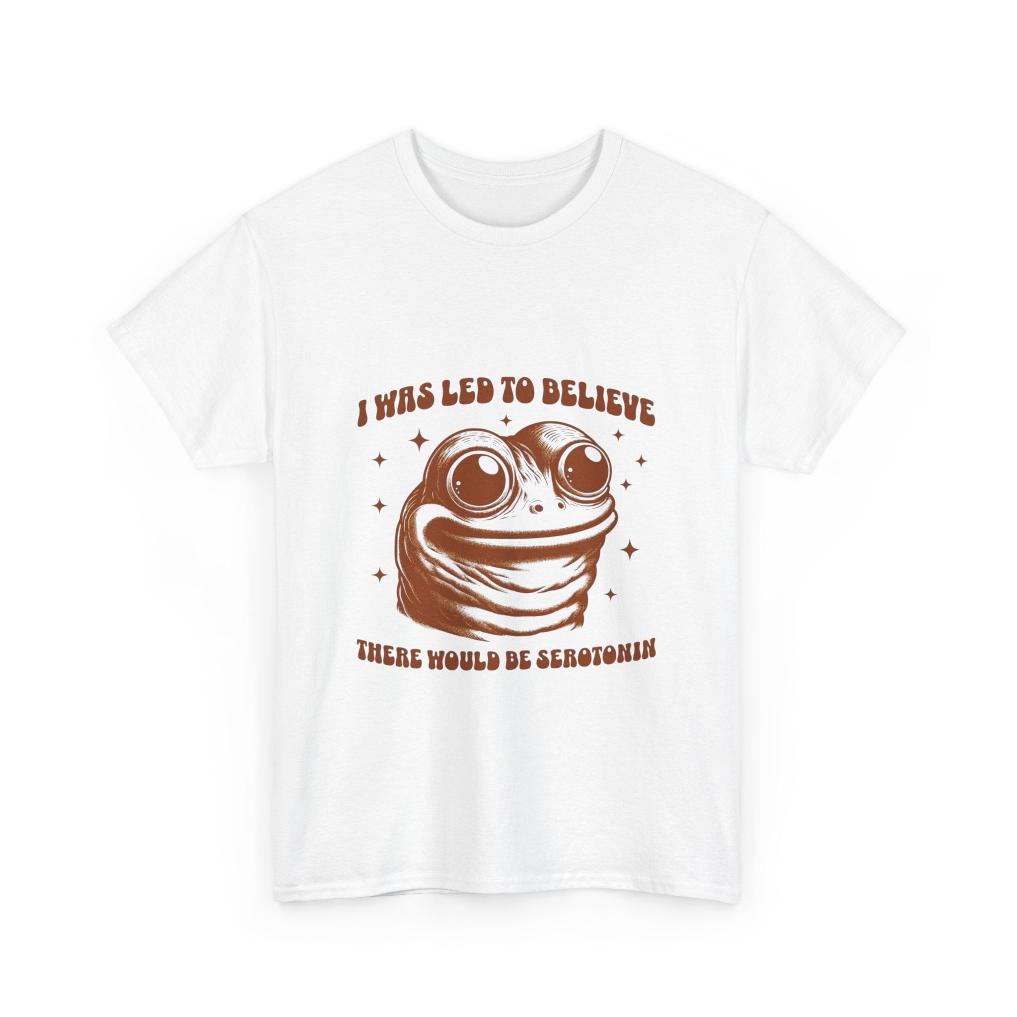 Funny Frog T-Shirt | Unisex Heavy Cotton Tee | Gift for Nature Lovers, Humor Shirt, Casual Wear, Birthday Gift, Trendy Apparel