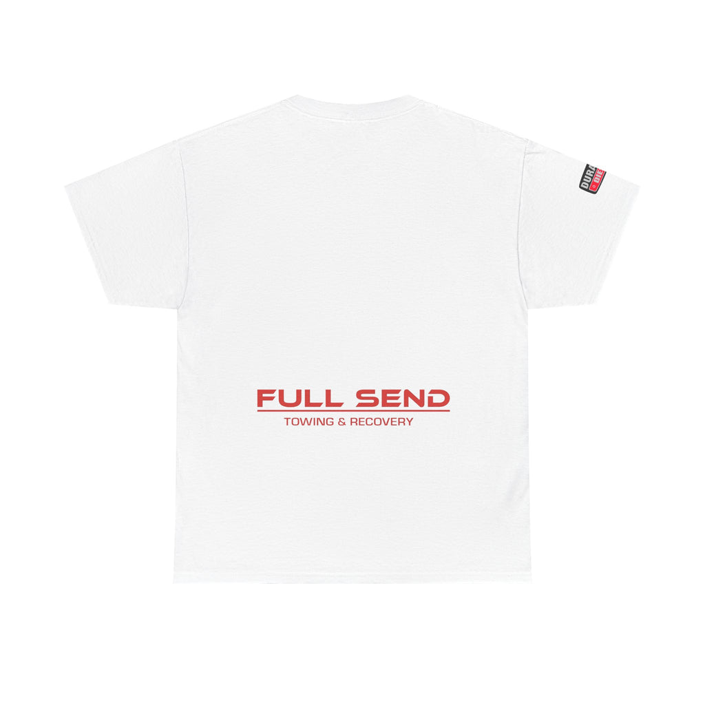Full Send Towing Unisex Heavy Cotton Tee - Perfect for Car Enthusiasts, Casual Wear, Recovery Services, Gifts, Weekend Outings