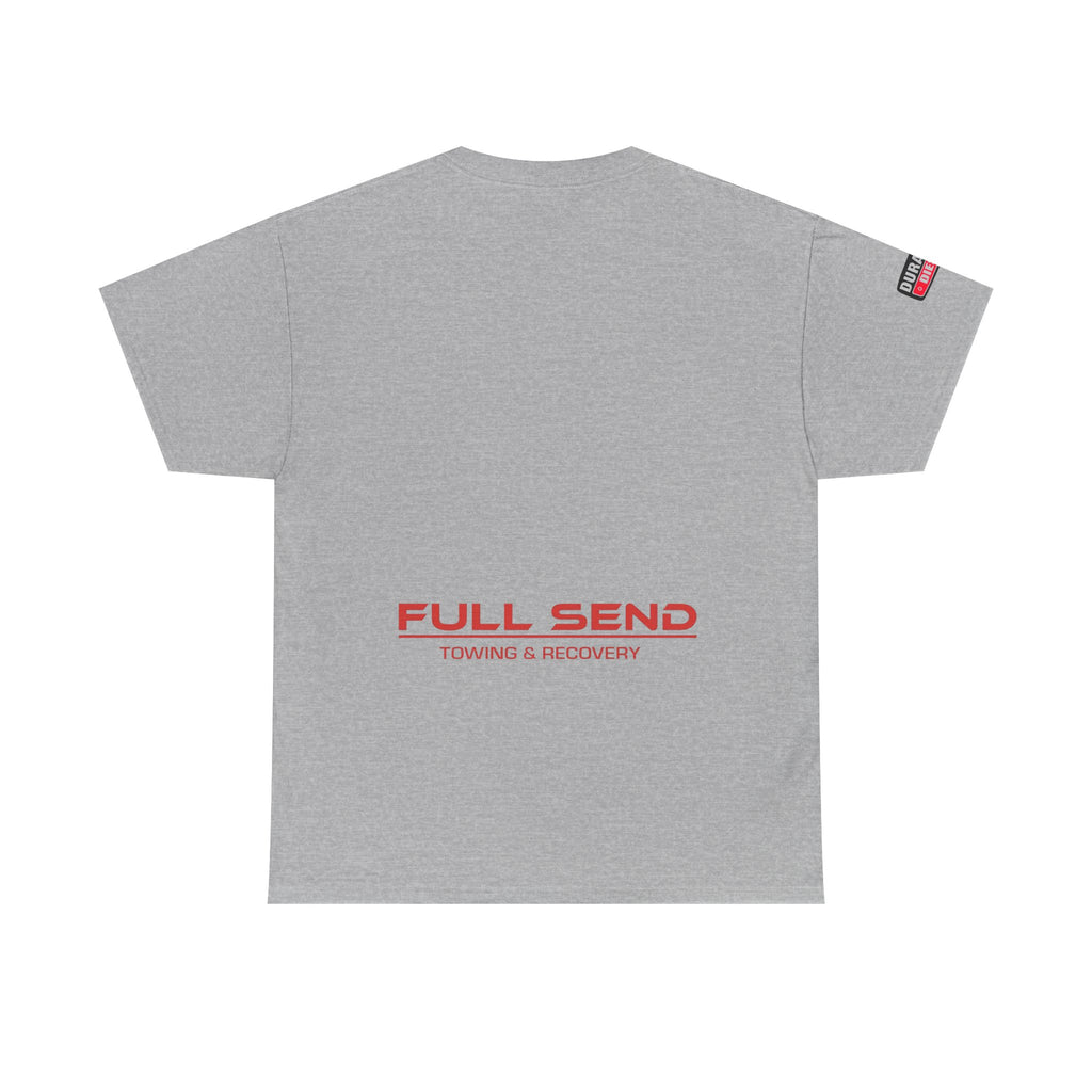 Full Send Towing Unisex Heavy Cotton Tee - Perfect for Car Enthusiasts, Casual Wear, Recovery Services, Gifts, Weekend Outings