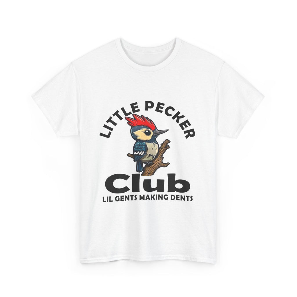 Little Pecker Club Unisex Tee, Fun Graphic T-Shirt, Gift for Bird Lovers, Casual Wear, Humor Apparel, Unique Birthday Gift