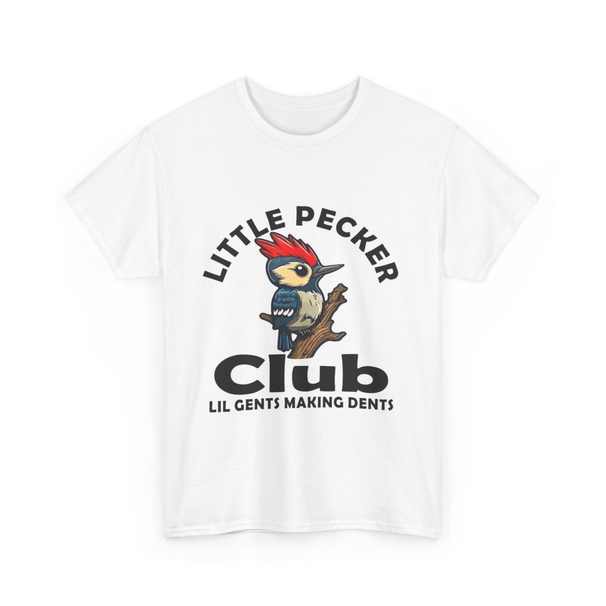 Little Pecker Club Unisex Tee, Fun Graphic T-Shirt, Gift for Bird Lovers, Casual Wear, Humor Apparel, Unique Birthday Gift