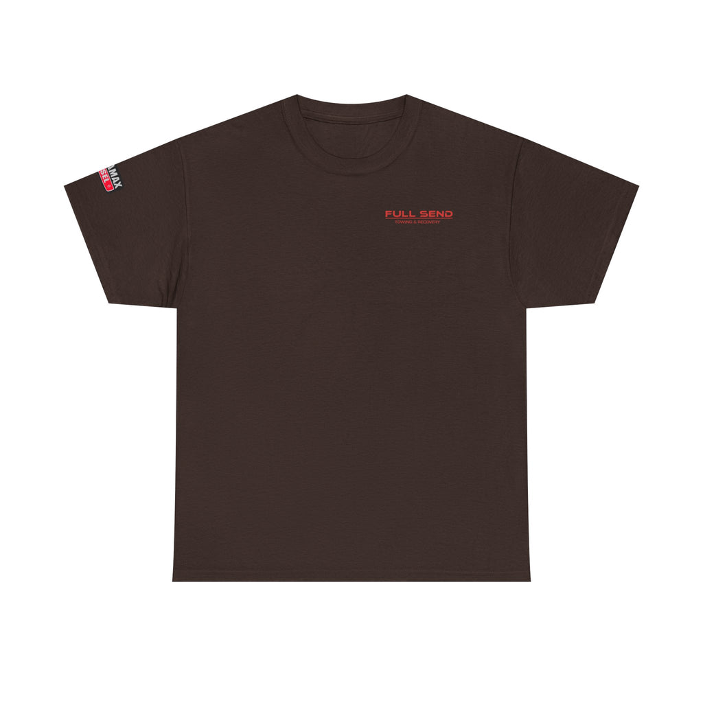 Full Send Towing Unisex Heavy Cotton Tee - Perfect for Car Enthusiasts, Casual Wear, Recovery Services, Gifts, Weekend Outings