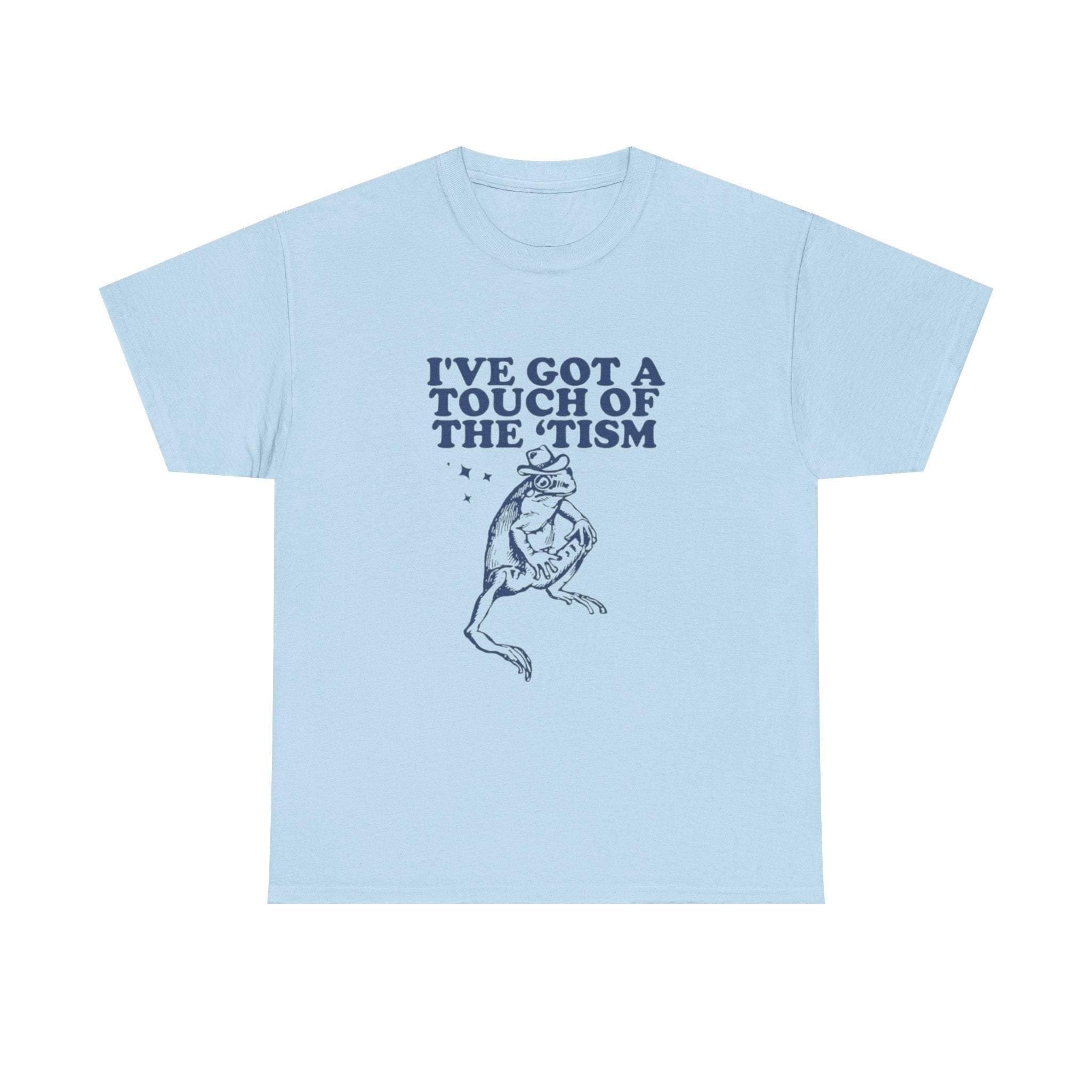 Playful Frog-Themed Unisex Heavy Cotton Tee | Humor, Gift for Friends, Casual Wear, Birthday, Graphic Tee