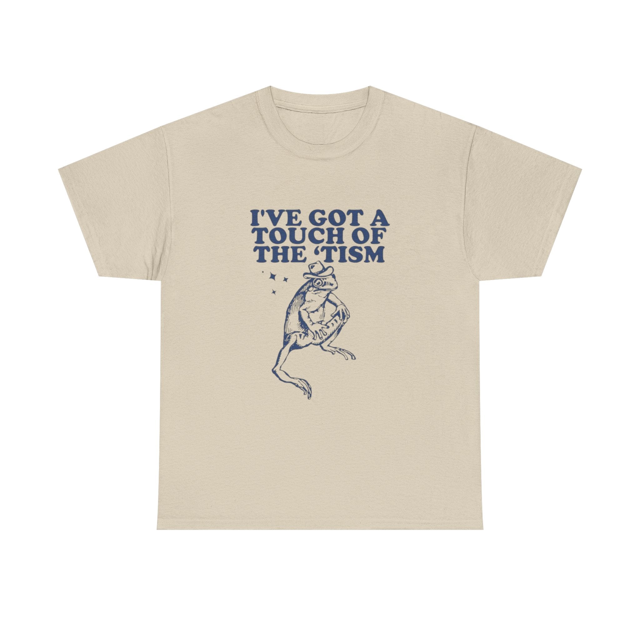 Playful Frog-Themed Unisex Heavy Cotton Tee | Humor, Gift for Friends, Casual Wear, Birthday, Graphic Tee
