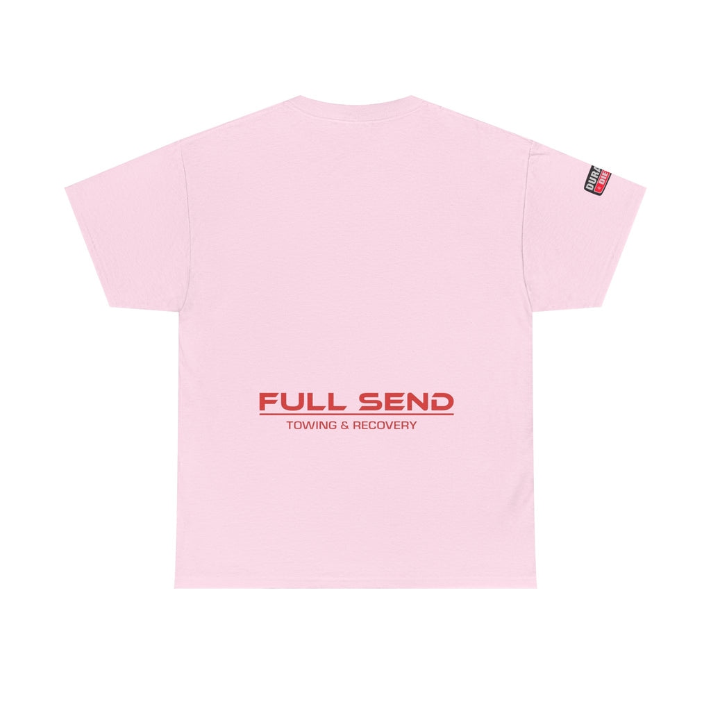 Full Send Towing Unisex Heavy Cotton Tee - Perfect for Car Enthusiasts, Casual Wear, Recovery Services, Gifts, Weekend Outings