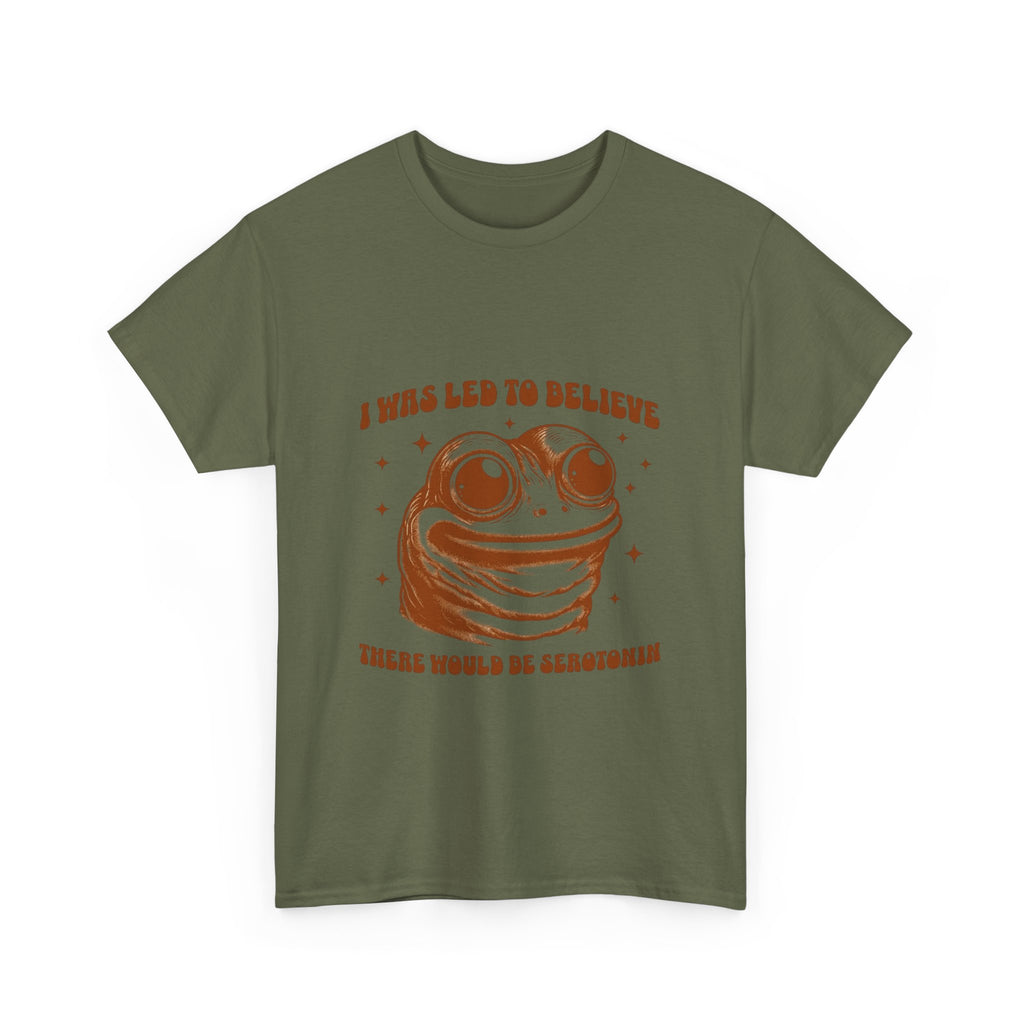 Funny Frog T-Shirt | Unisex Heavy Cotton Tee | Gift for Nature Lovers, Humor Shirt, Casual Wear, Birthday Gift, Trendy Apparel