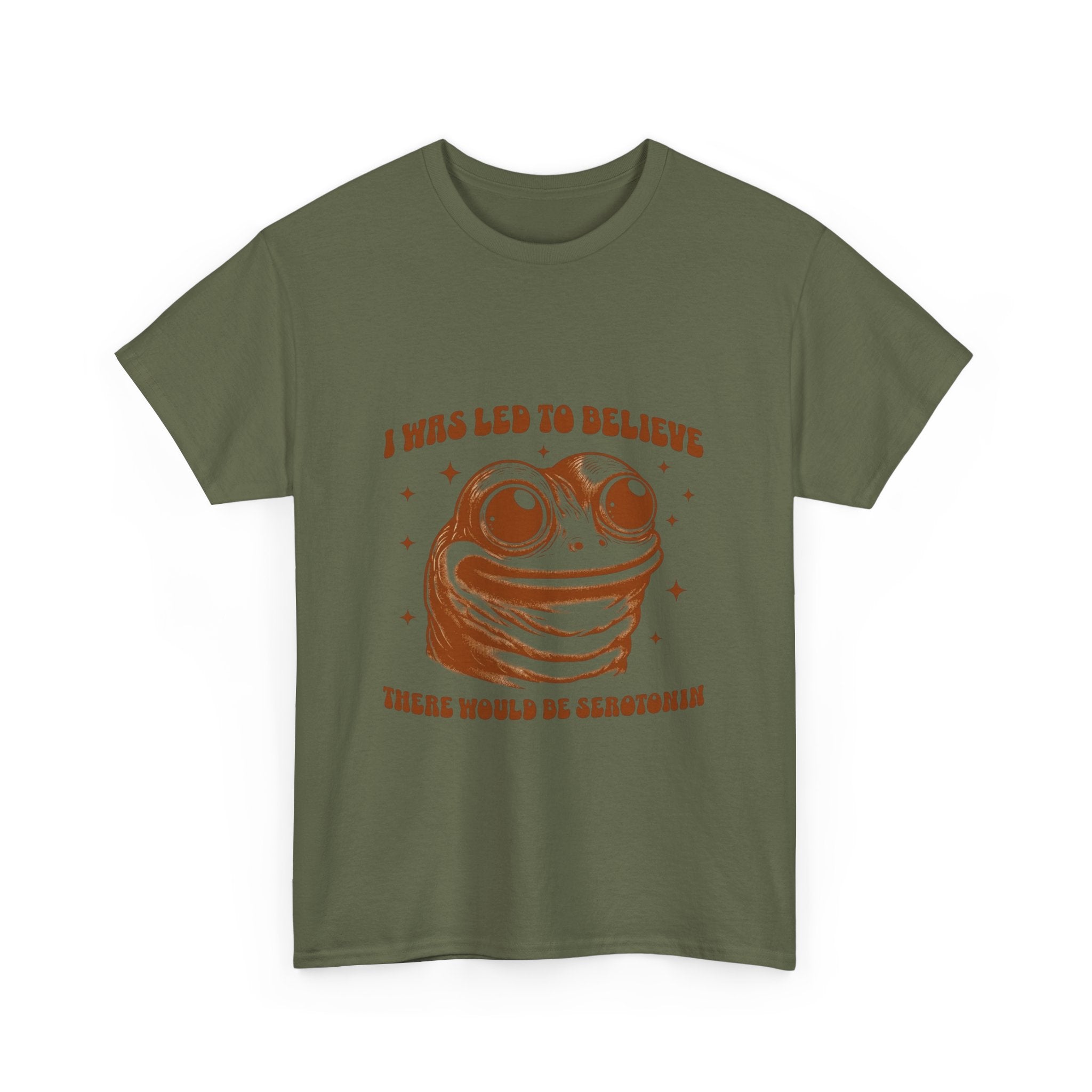 Funny Frog T-Shirt | Unisex Heavy Cotton Tee | Gift for Nature Lovers, Humor Shirt, Casual Wear, Birthday Gift, Trendy Apparel