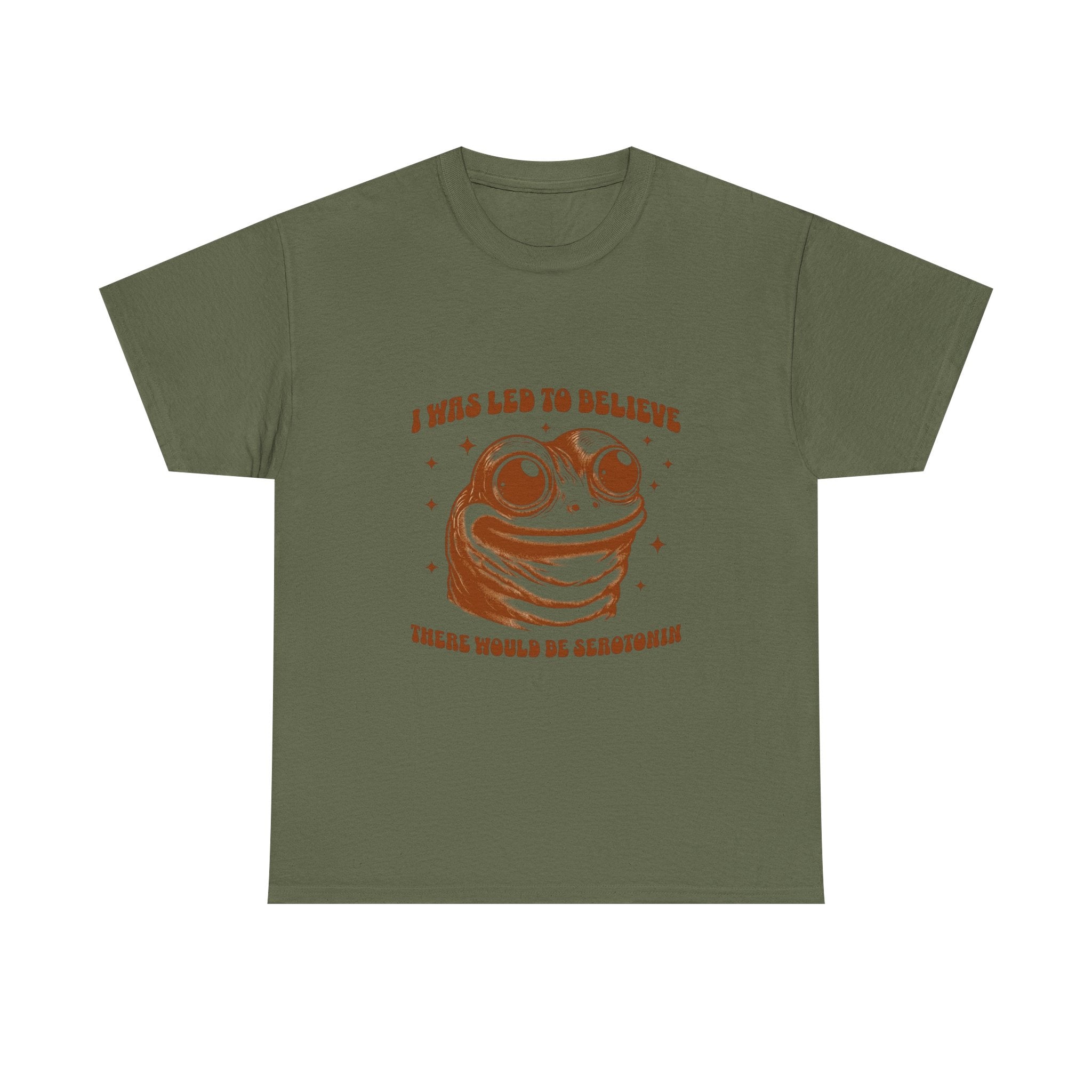 Funny Frog T-Shirt | Unisex Heavy Cotton Tee | Gift for Nature Lovers, Humor Shirt, Casual Wear, Birthday Gift, Trendy Apparel