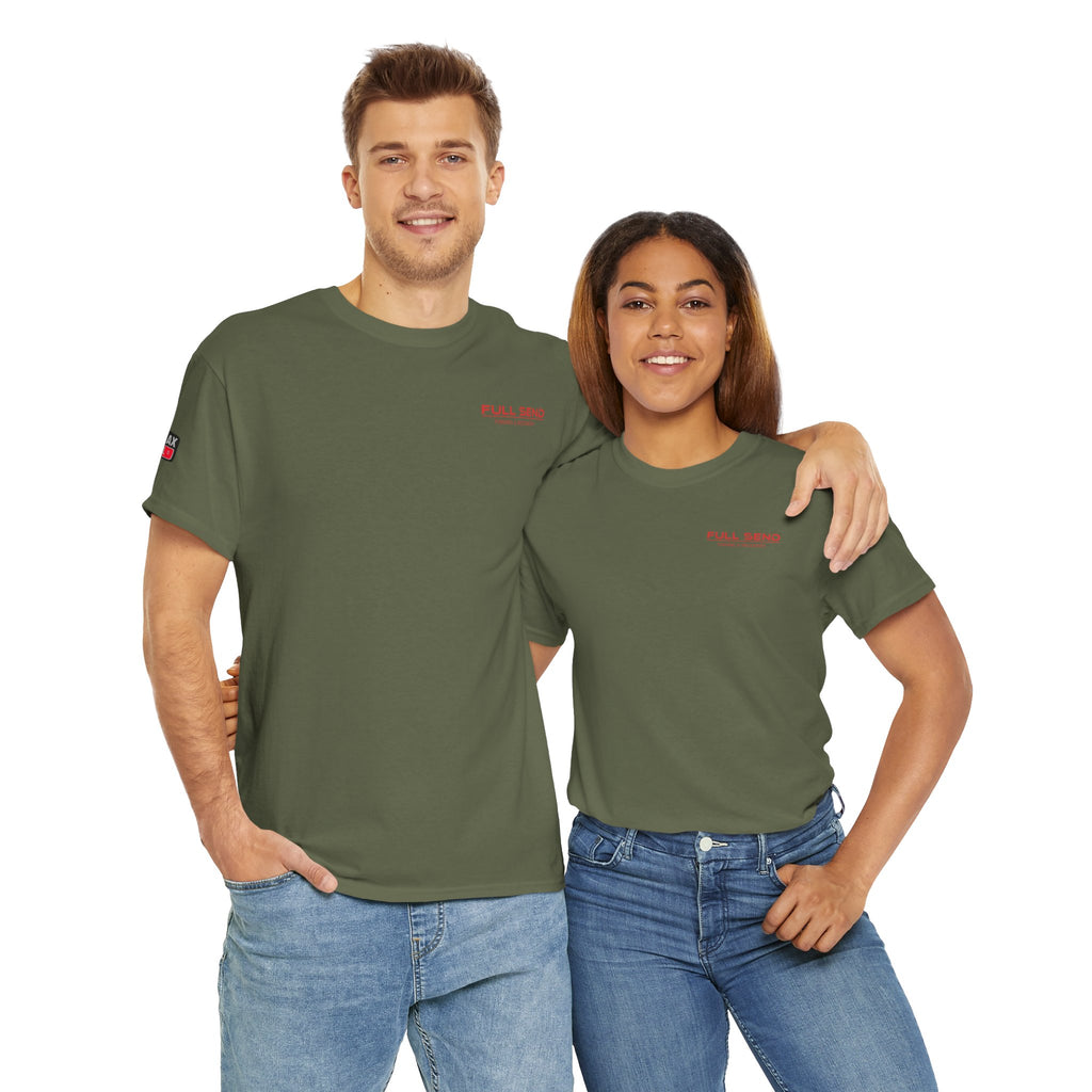 Full Send Towing Unisex Heavy Cotton Tee - Perfect for Car Enthusiasts, Casual Wear, Recovery Services, Gifts, Weekend Outings