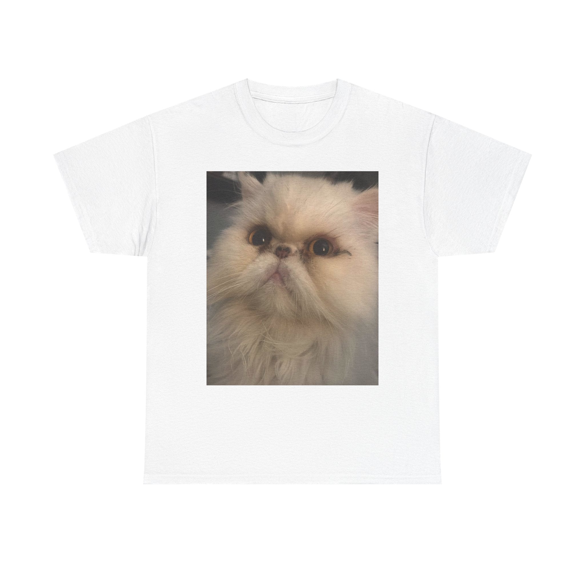 Unisex Heavy Cotton Tee featuring Adorable Cat Design, Cute Gift for Cat Lovers, Funny Pet Lover Shirt, Animal Enthusiast Apparel, [...]