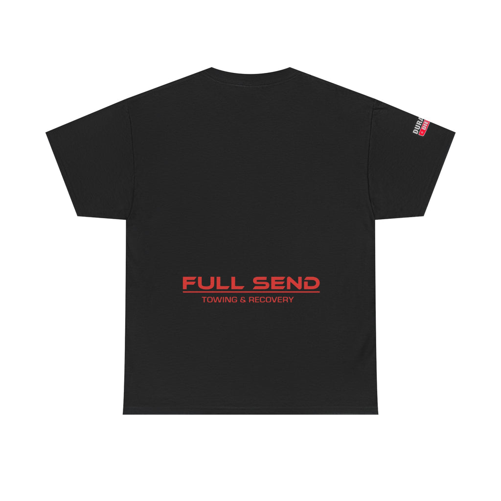 Full Send Towing Unisex Heavy Cotton Tee - Perfect for Car Enthusiasts, Casual Wear, Recovery Services, Gifts, Weekend Outings
