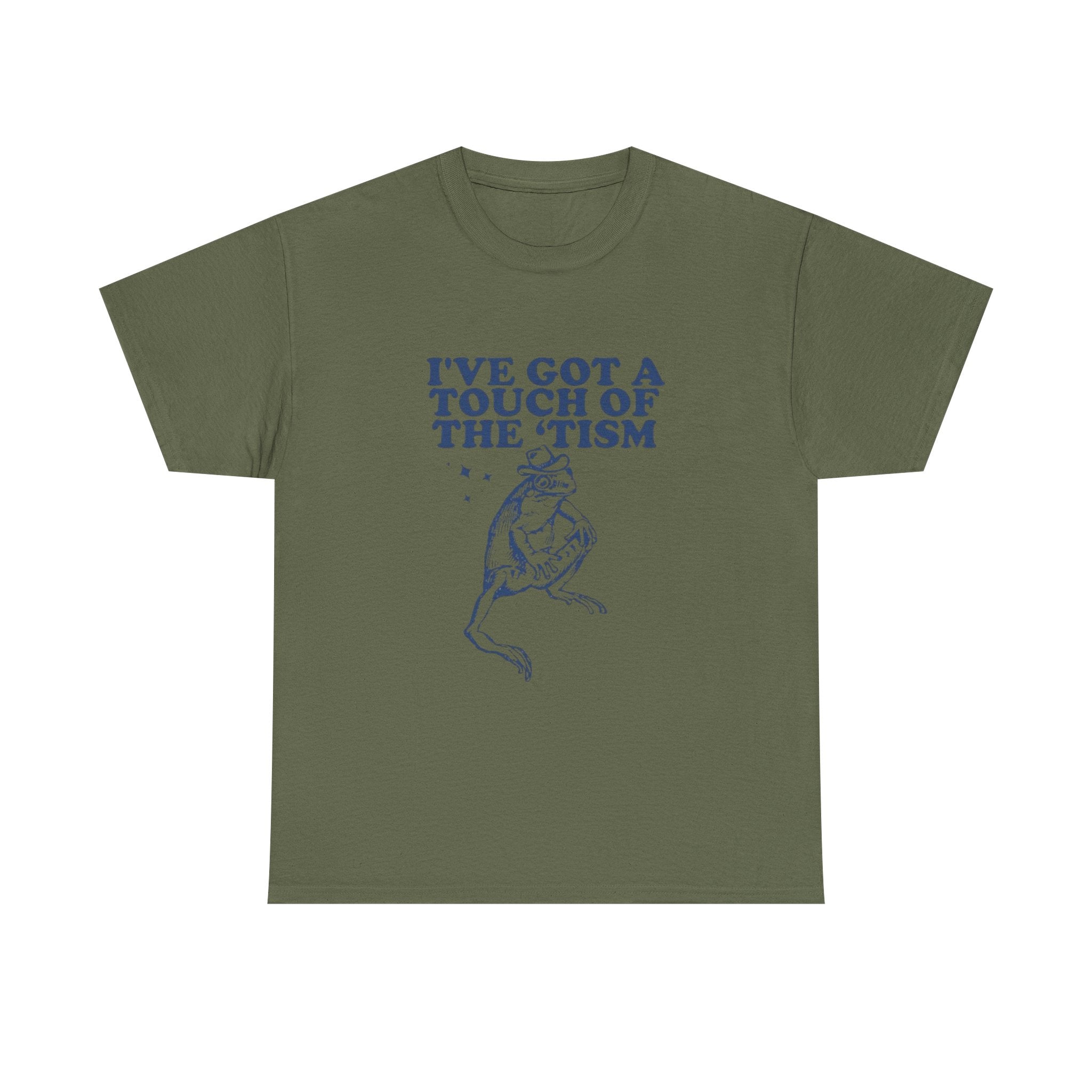 Playful Frog-Themed Unisex Heavy Cotton Tee | Humor, Gift for Friends, Casual Wear, Birthday, Graphic Tee